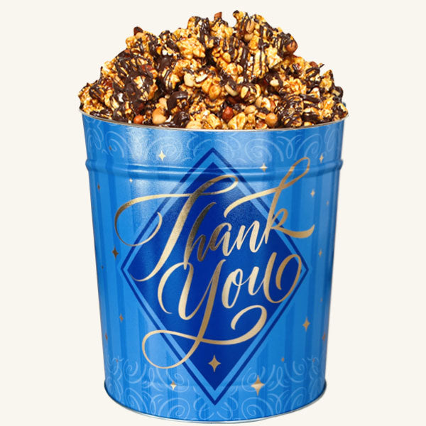 Johnson's Popcorn 3.5 Gallon Thank You Tin